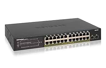 NETGEAR GS324P-100AJS 新品 NETGEAR 24-Port Gigabit Ethernet Unmanaged PoE+ Essentials
